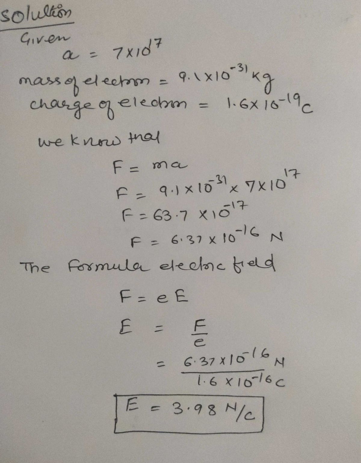 Physics homework question answer, step 1, image 1